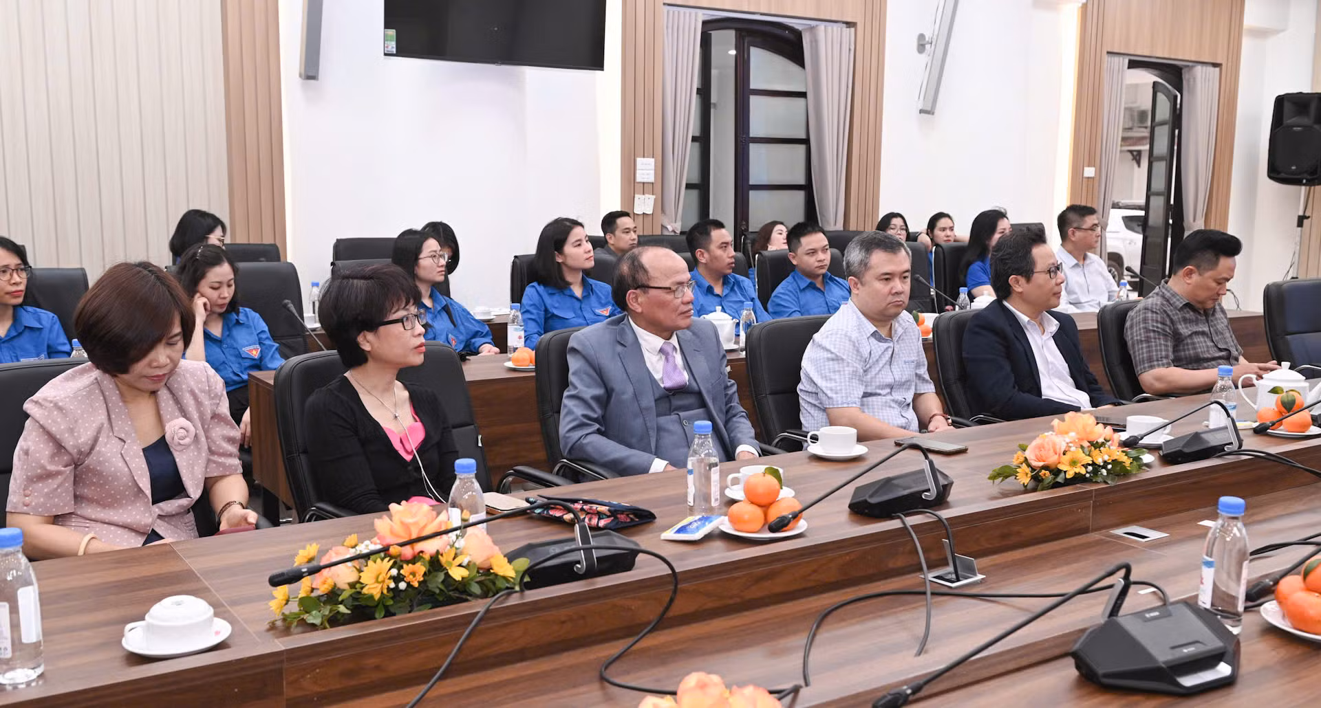 Các đại biểu tham dự lễ kỷ niệm. (Ảnh: BÙI GIANG) Các đại biểu tham dự lễ kỷ niệm. (Ảnh: BÙI GIANG)