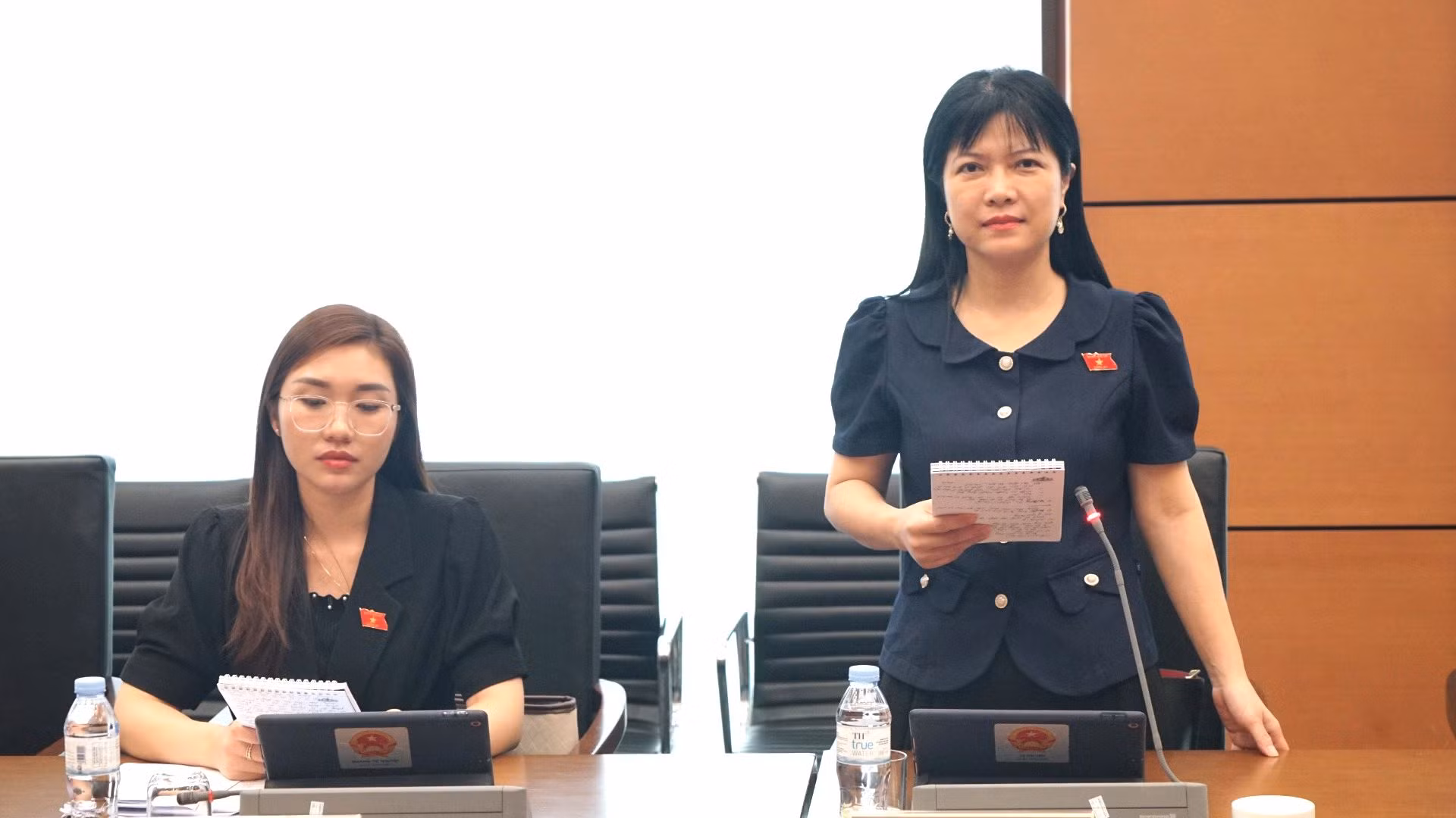 Đại biểu Quốc hội Tạ Thị Yên (đoàn Điện Biên). (Ảnh: TRUNG HƯNG)