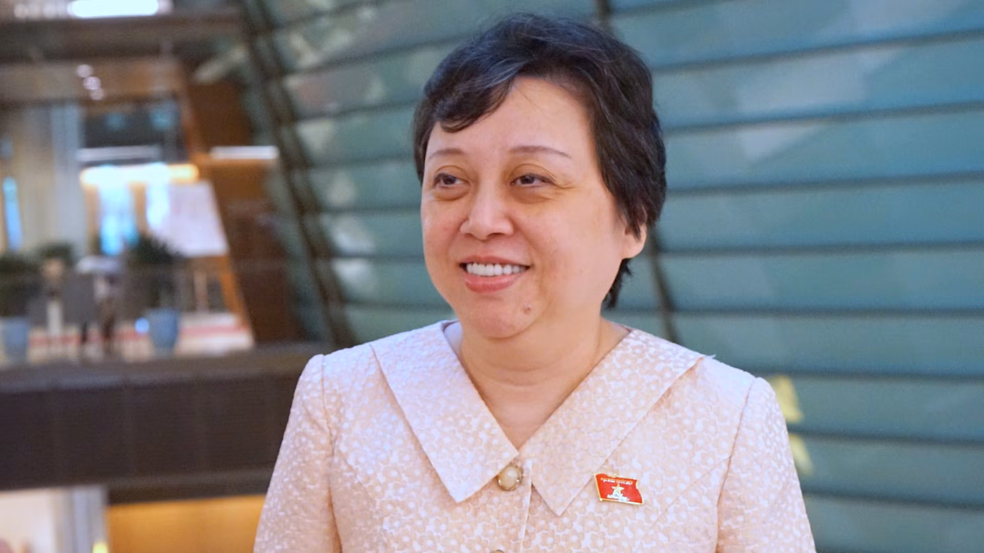 Đại biểu Phạm Khánh Phong Lan (đoàn Thành phố Hồ Chí Minh). (Ảnh: TRUNG HƯNG)