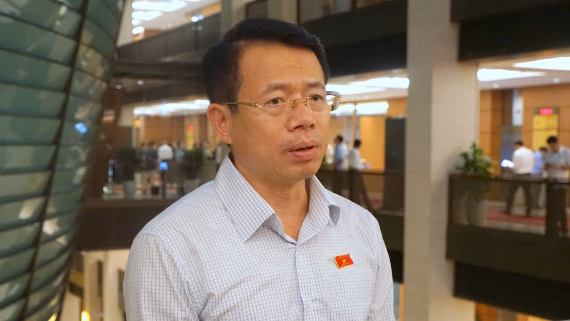 Ông Nguyễn Hải Dũng, đại biểu Quốc hội tỉnh Nam Định. (Ảnh: TRUNG HƯNG)