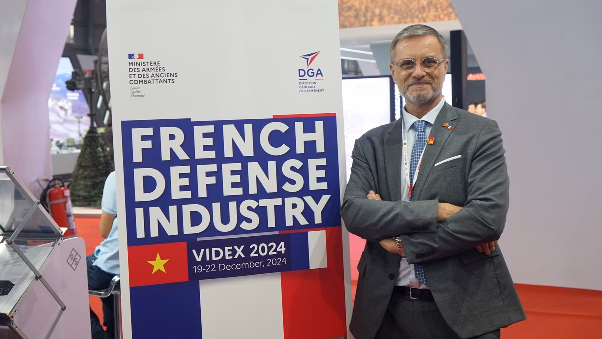 Đại sứ Pháp tại Việt Nam Olivier Brochet. (Ảnh: TRUNG HƯNG)