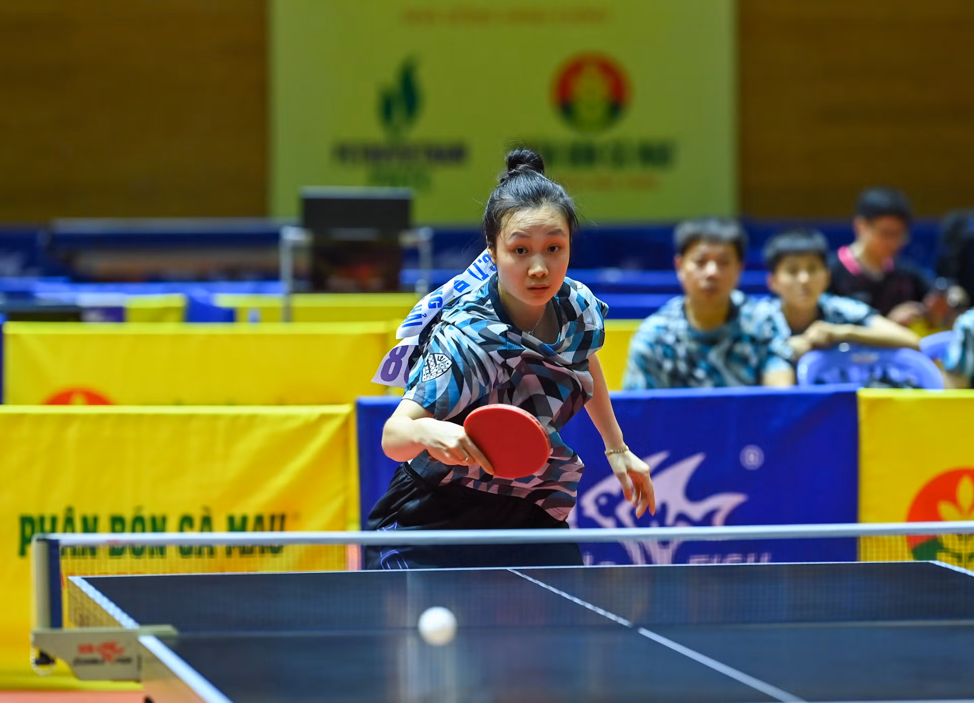 Hoa khôi bóng bàn năm 2021 - Nguyễn Thị Mai Phương thi đấu ngày càng tiến bộ. Nhờ sự nỗ lực và khát vọng thi đấu, cô dần chứng tỏ mình là một tay vợt nữ mạnh của đoàn bóng bàn Hải Dương-Long Hải.