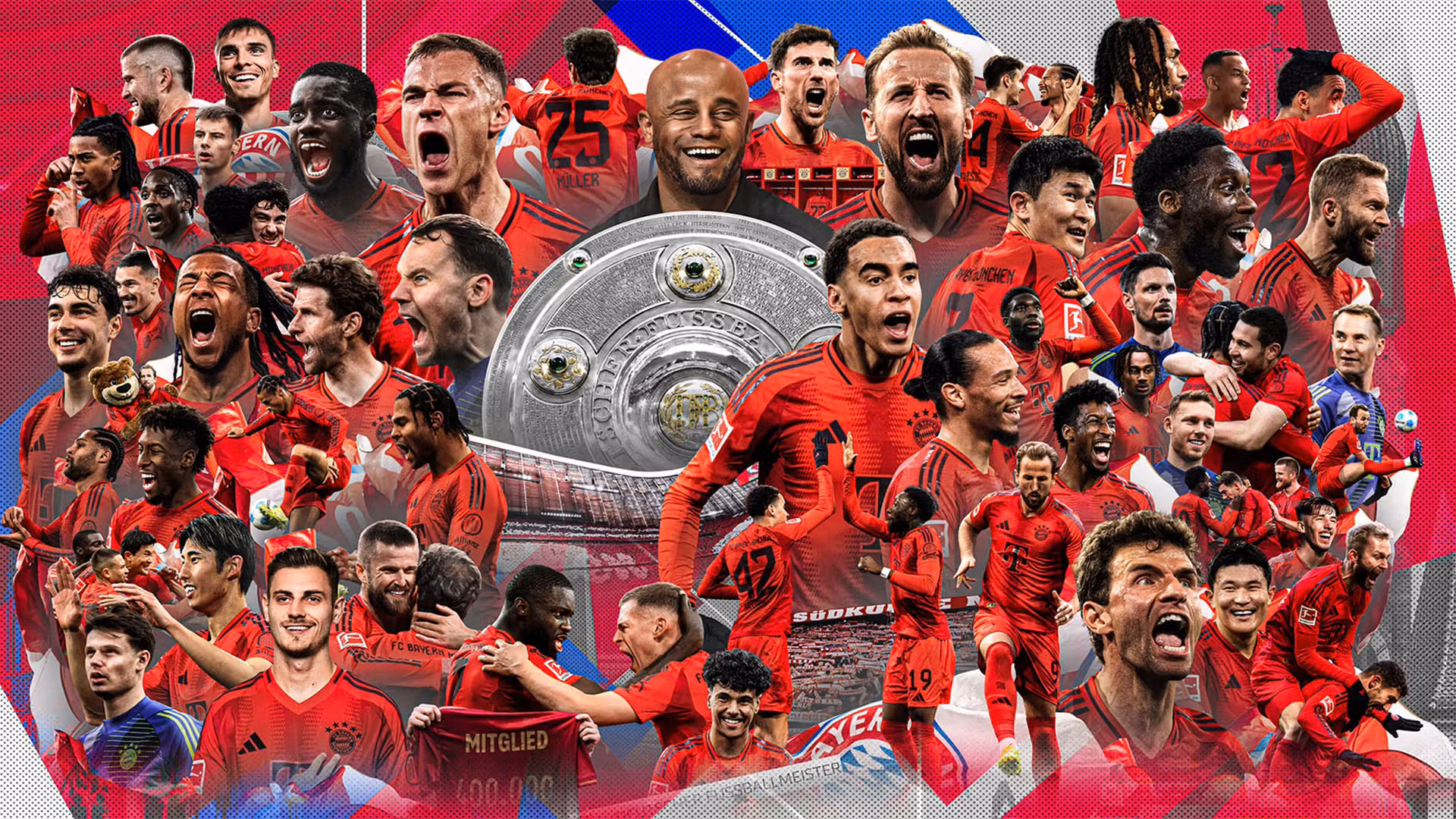 Chức vô địch trở lại với Bayern Munich. (Ảnh: FC Bayern)