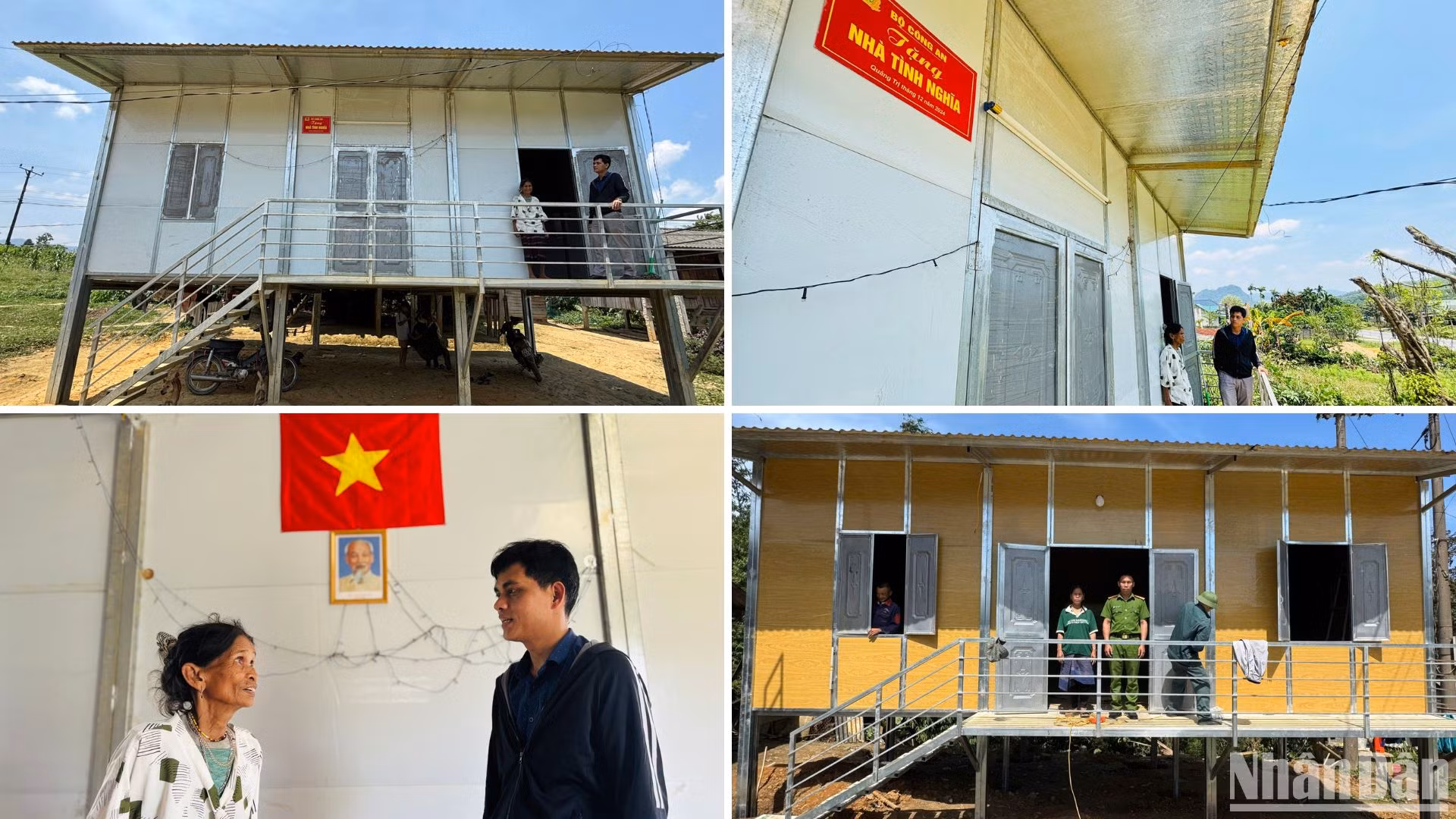 Những ngôi nhà mới vững chãi và ấm cúng đã làm thay đổi bộ mặt của các bản làng vùng cao Quảng Trị.