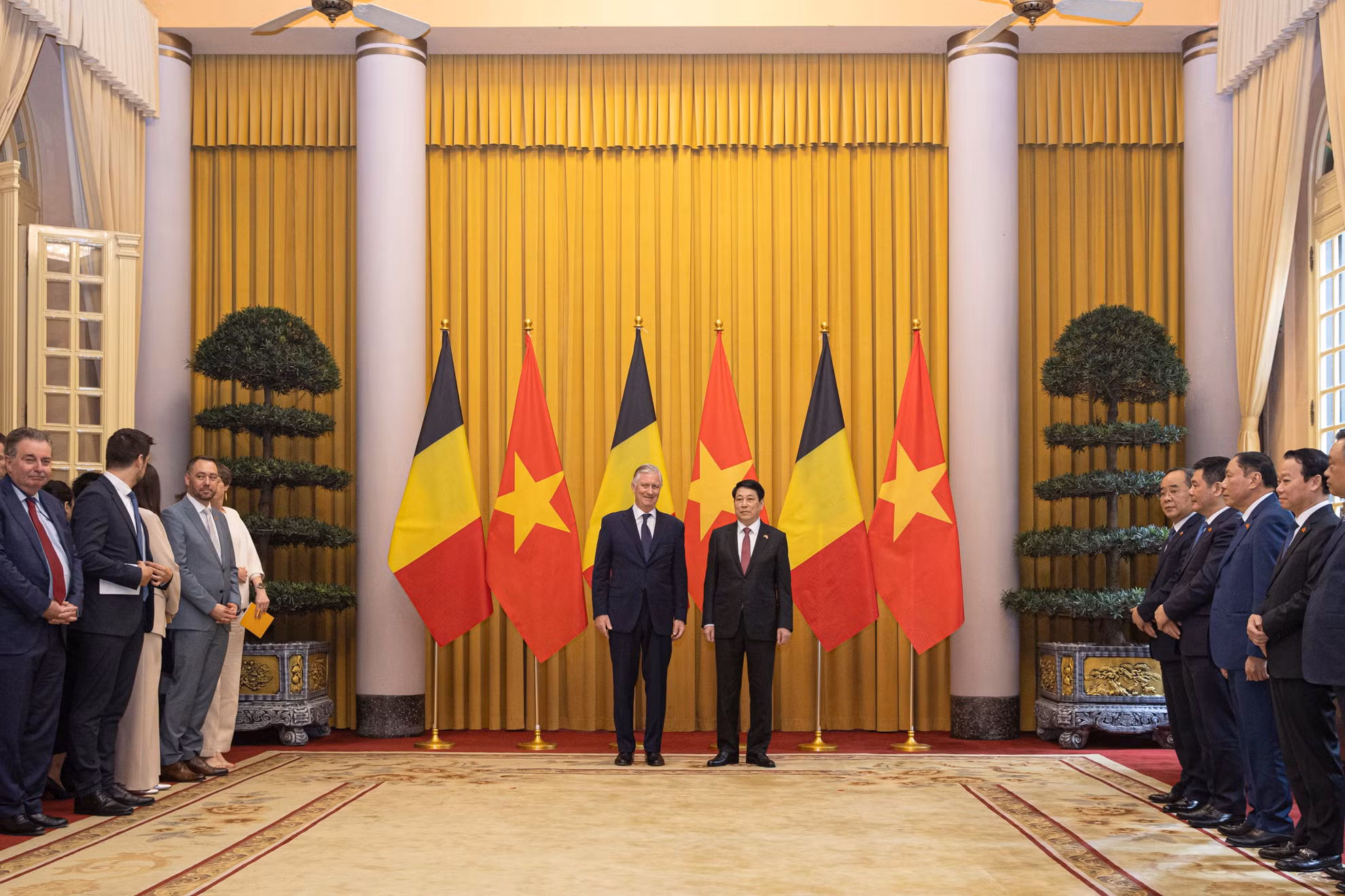 Lễ trao đổi văn kiện Việt Nam-Bỉ.
