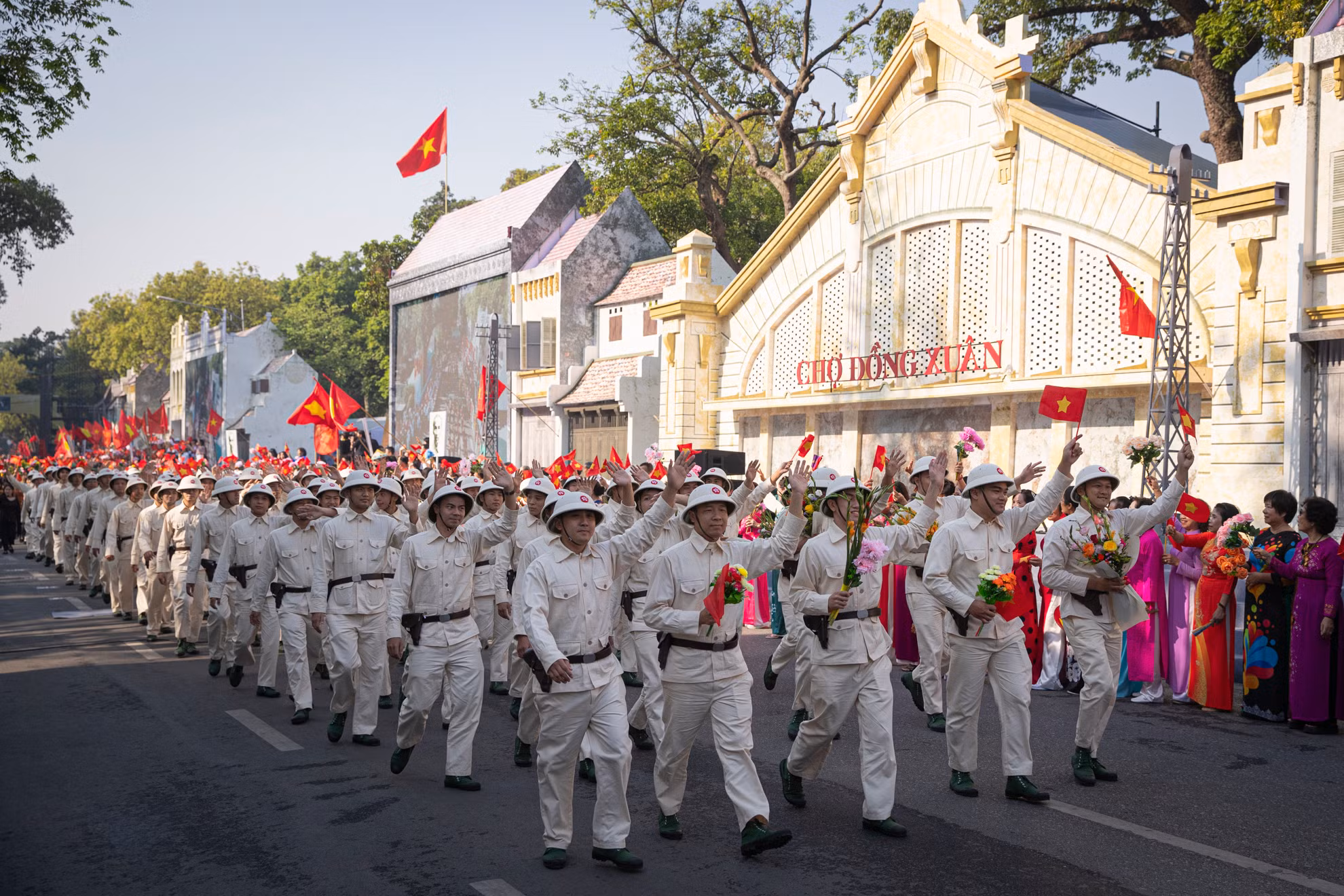 "Ngày hội Văn hóa vì hòa bình" được chia làm 3 phần chính: Phần I - Ký ức Hà Nội; Phần II - Dòng chảy di sản; Phần III - Hà Nội: Thành phố vì hòa bình, thành phố sáng tạo.