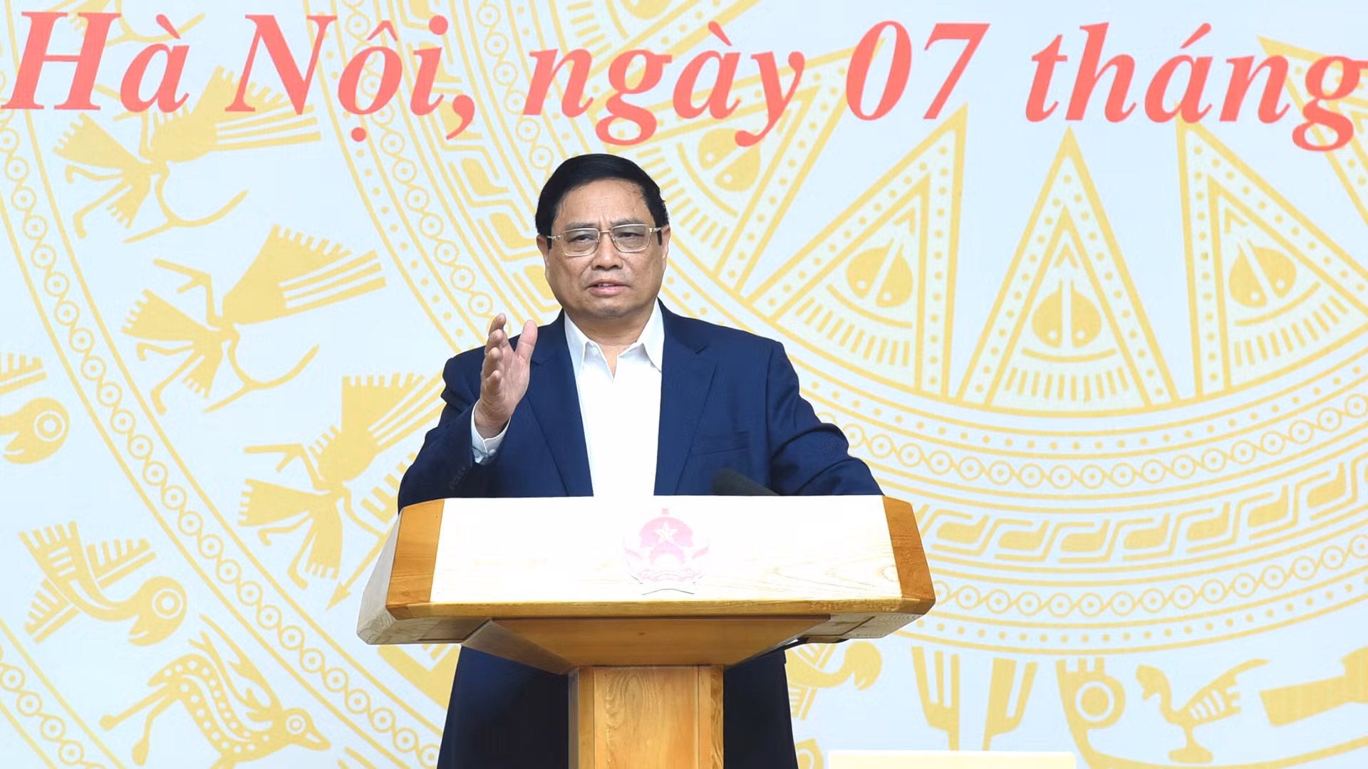 Thủ tướng Phạm Minh Chính phát biểu chỉ đạo hội nghị.