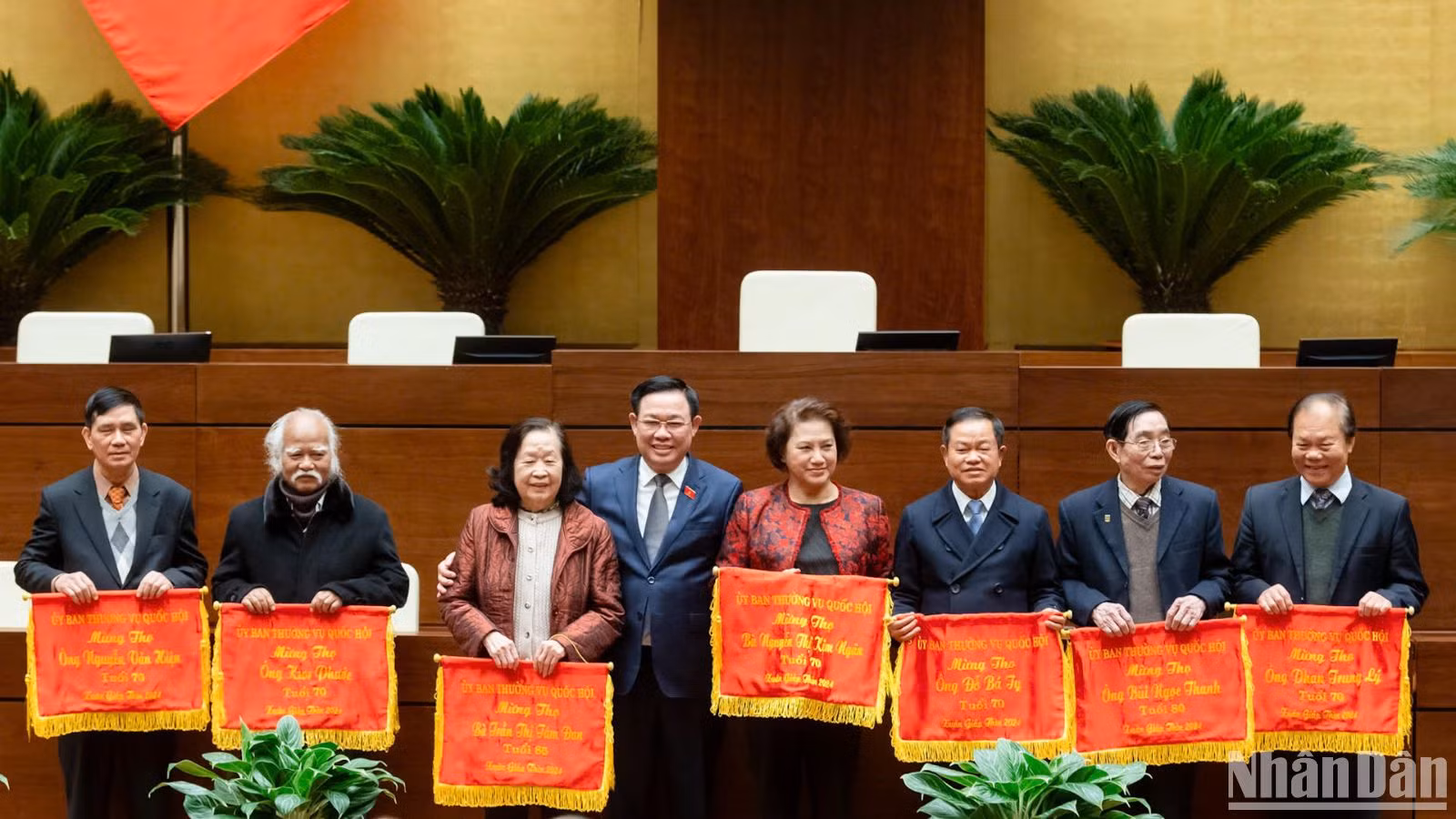 [Ảnh] Ủy ban Thường vụ Quốc hội gặp mặt nguyên lãnh đạo Quốc hội, nguyên Ủy viên Ủy ban Thường vụ Quốc hội