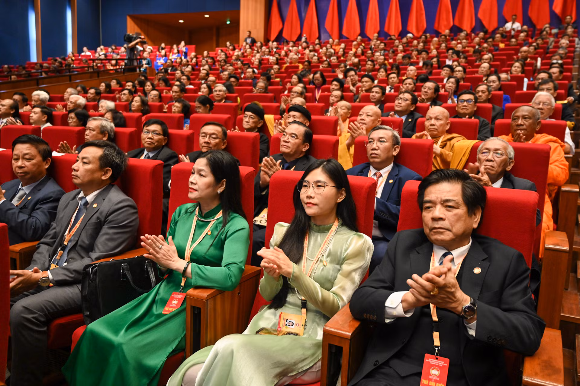 Các đại biểu dự phiên khai mạc Đại hội.