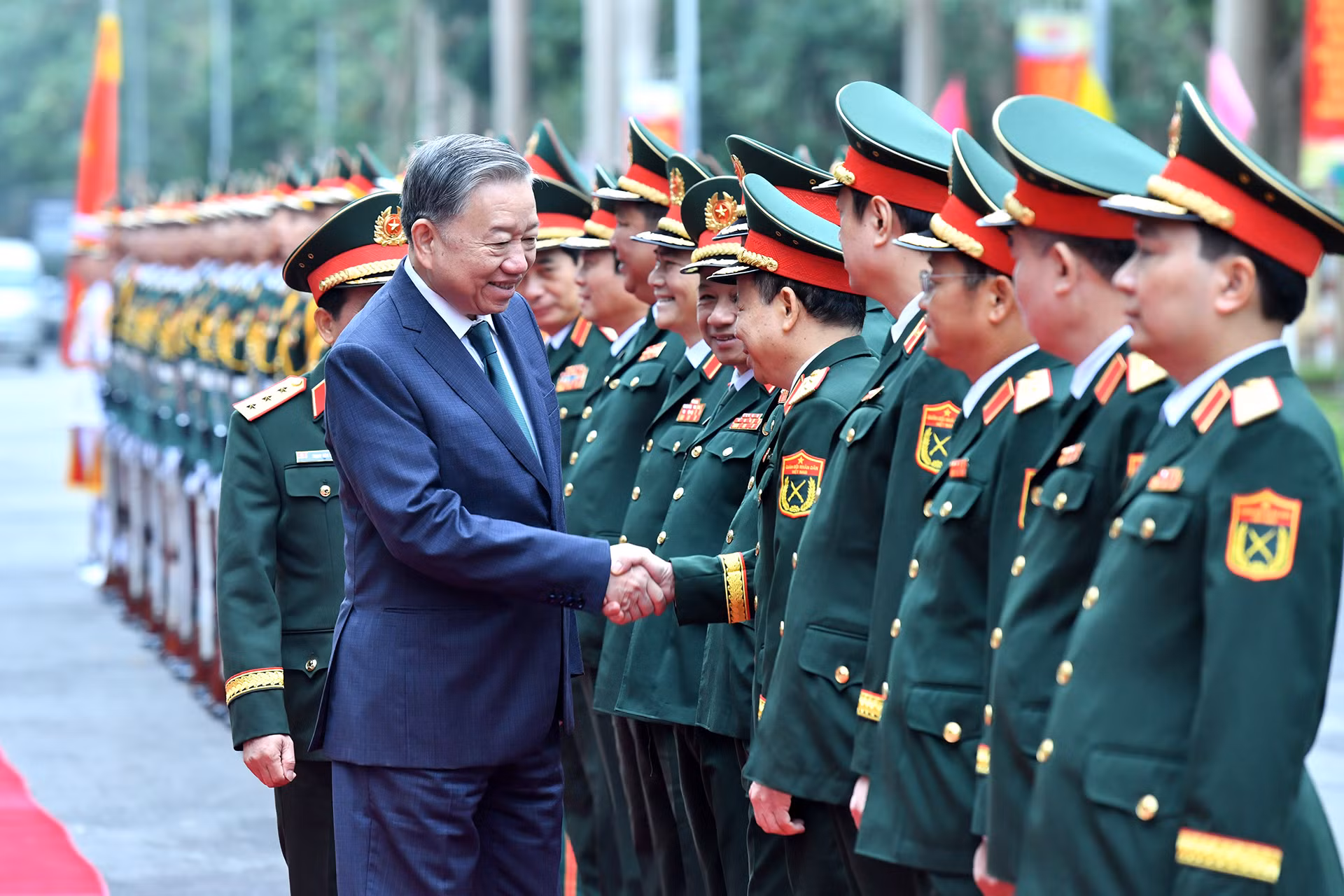 Tổng Bí thư Tô Lâm với các đại biểu. Tổng Bí thư Tô Lâm với các đại biểu.