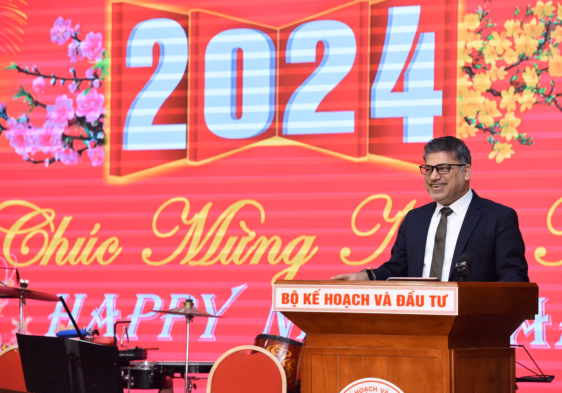 Ông Nitin Kapoor - Đại diện AstraZeneca phát biểu. Ông Nitin Kapoor - Đại diện AstraZeneca phát biểu.