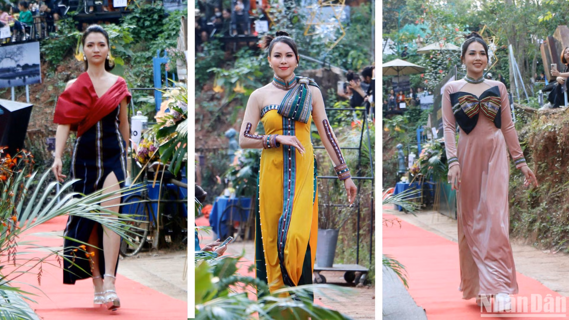 Dalat Street Fashion Show ra mắt bộ sưu tập "Hoa Lang Biang" của nhà thiết kế người Cơ Ho K’Jona.