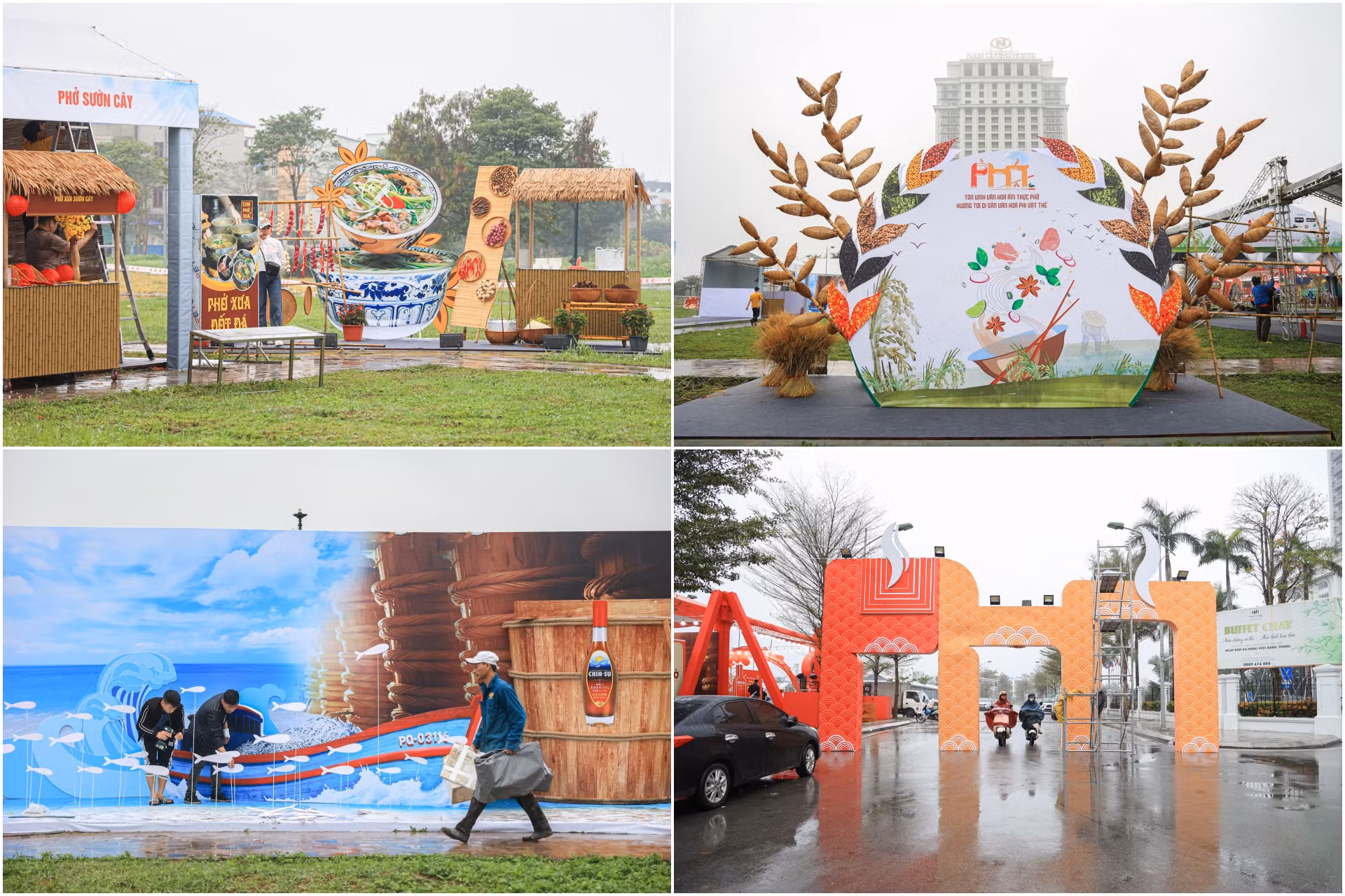 Các khu vực photobooth tại không gian sự kiện đang được lắp đặt. Các khu vực photobooth tại không gian sự kiện đang được lắp đặt.