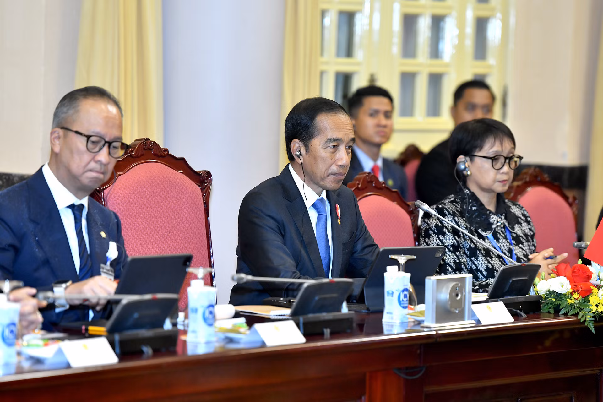 Tổng thống Cộng hòa Indonesia Joko Widodo phát biểu tại cuộc hội đàm.