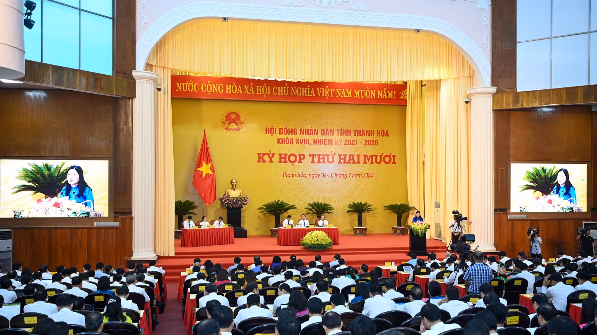 Kỳ họp thứ 20, Hội đồng nhân dân tỉnh Thanh Hóa diễn ra từ ngày 8-10/7 sẽ quyết nghị nhiều nội dung quan trọng nhằm đánh giá những kết quả trong thực hiện nhiệm vụ 6 tháng đầu năm, đề ra những nhiệm vụ, giải pháp tạo điều kiện để phát triển kinh tế-xã hội 6 tháng cuối năm 2024 và những năm tiếp theo.