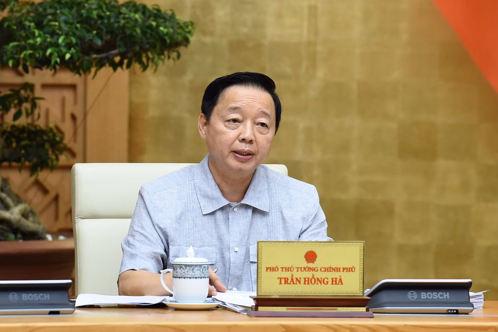 Phó Thủ tướng Trần Hồng Hà Phát biểu tại phiên họp. Phó Thủ tướng Trần Hồng Hà Phát biểu tại phiên họp.