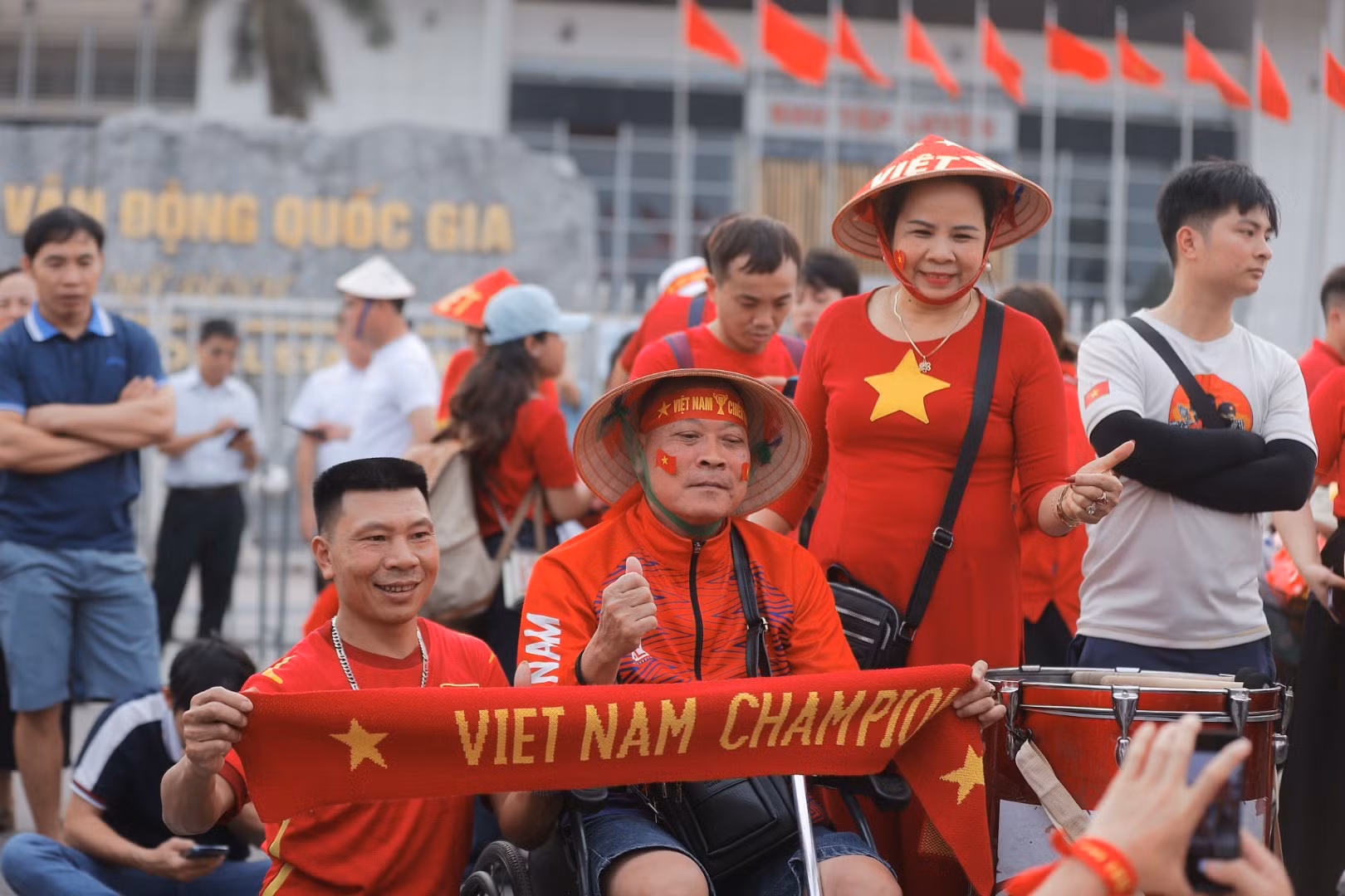 Mang theo niềm tin chiến thắng.