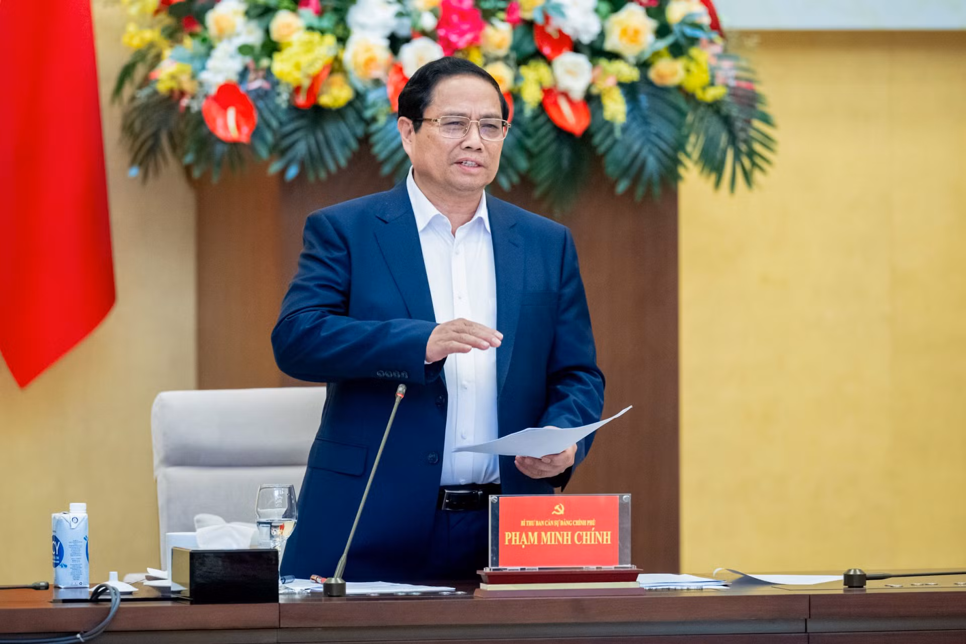 Thủ tướng Phạm Minh Chính phát biểu tại hội nghị.