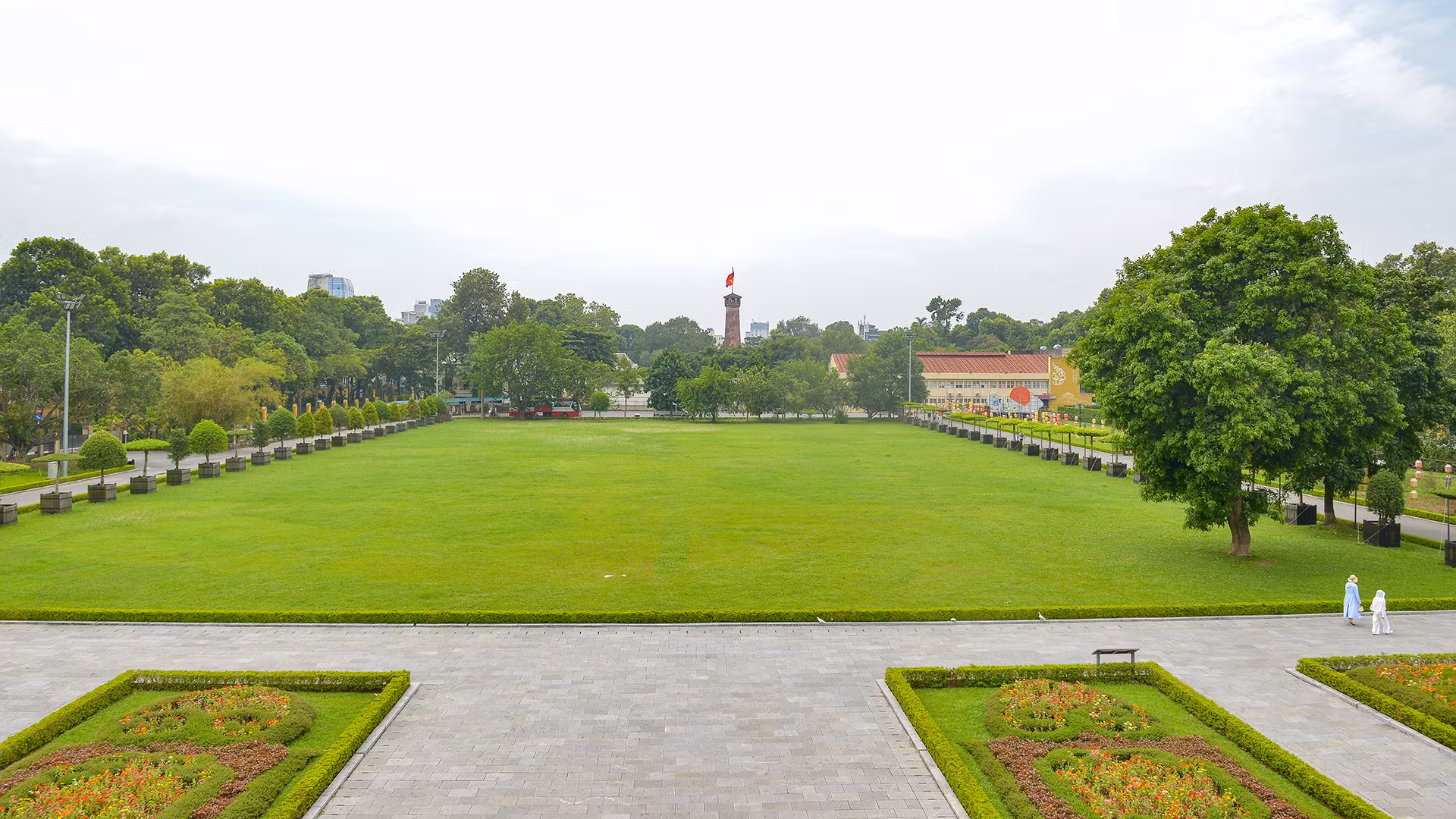 Sân Đoan Môn ngày nay. (Ảnh: THẾ ĐẠI)