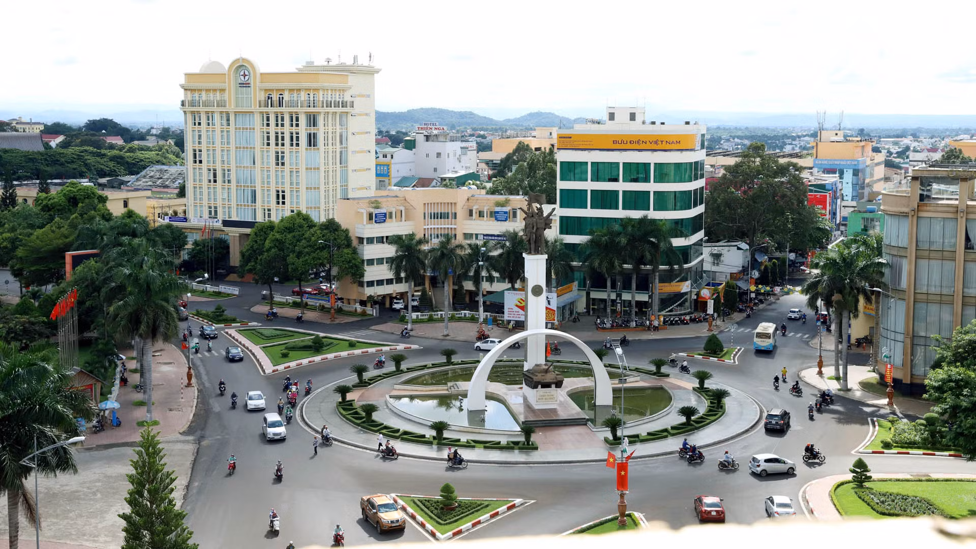 Khu vực trung tâm thành phố Buôn Ma Thuột, tỉnh Đắk Lắk.