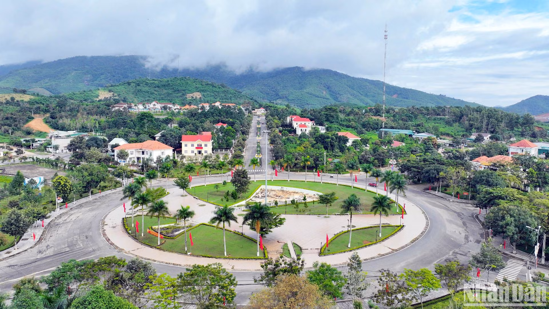 Khu vực trung tâm huyện Đam Rông, tỉnh Lâm Đồng.