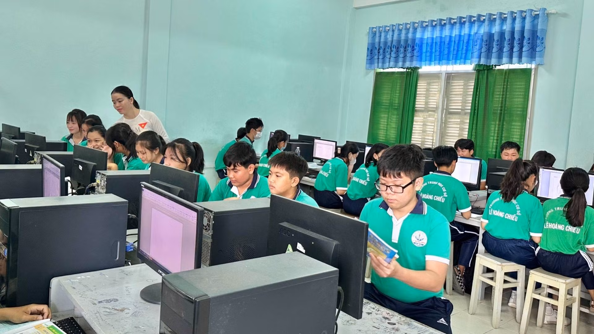 Tỉnh Bến Tre đang tập trung nâng cao chất lượng trong đào tạo nguồn nhân lực. (Ảnh: HOÀNG TRUNG)