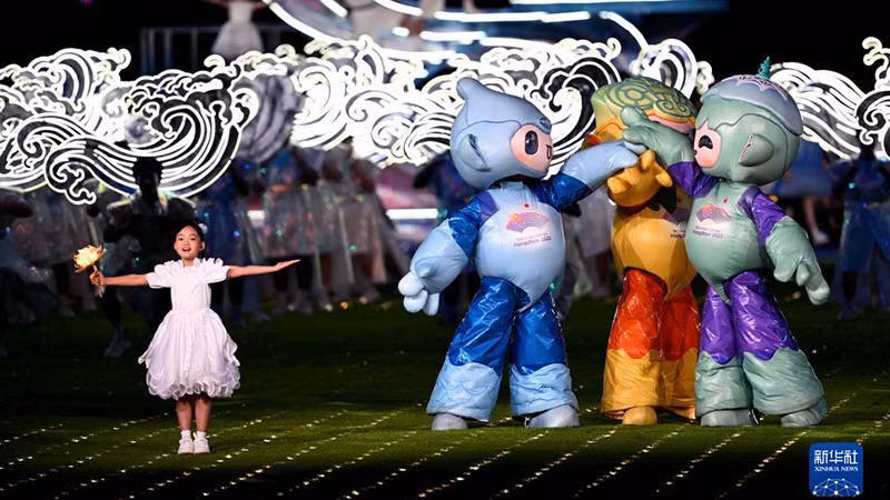 Linh vật ASIAD 19. Linh vật ASIAD 19.