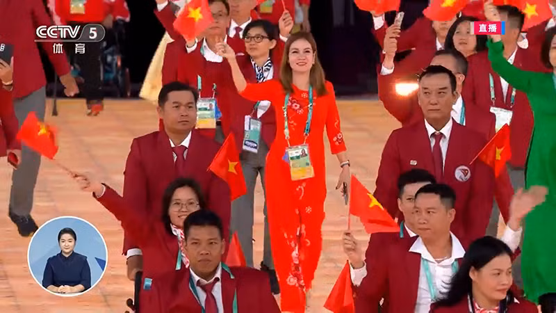 Đoàn thể thao người khuyết tật Việt Nam.