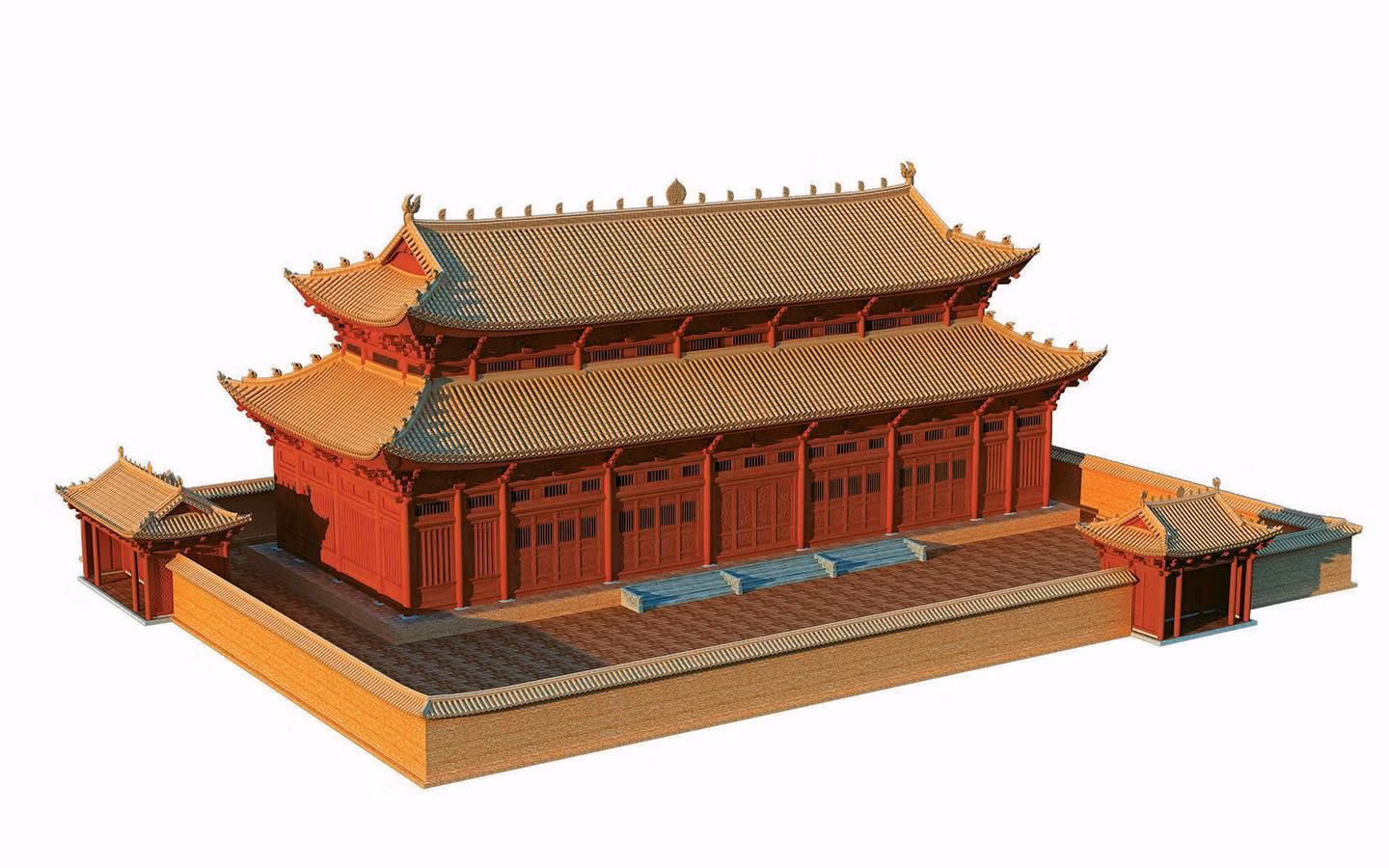 “Lầu son gác tía” Hoàng thành Thăng Long 1000 năm trước qua hình ảnh 3D -0