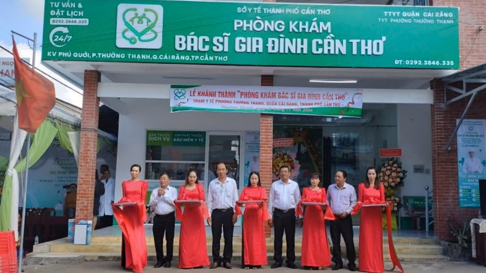 Khánh thành phòng khám bác sĩ gia đình tại phường Thường Thạnh, quận Cái Răng, Cần Thơ.