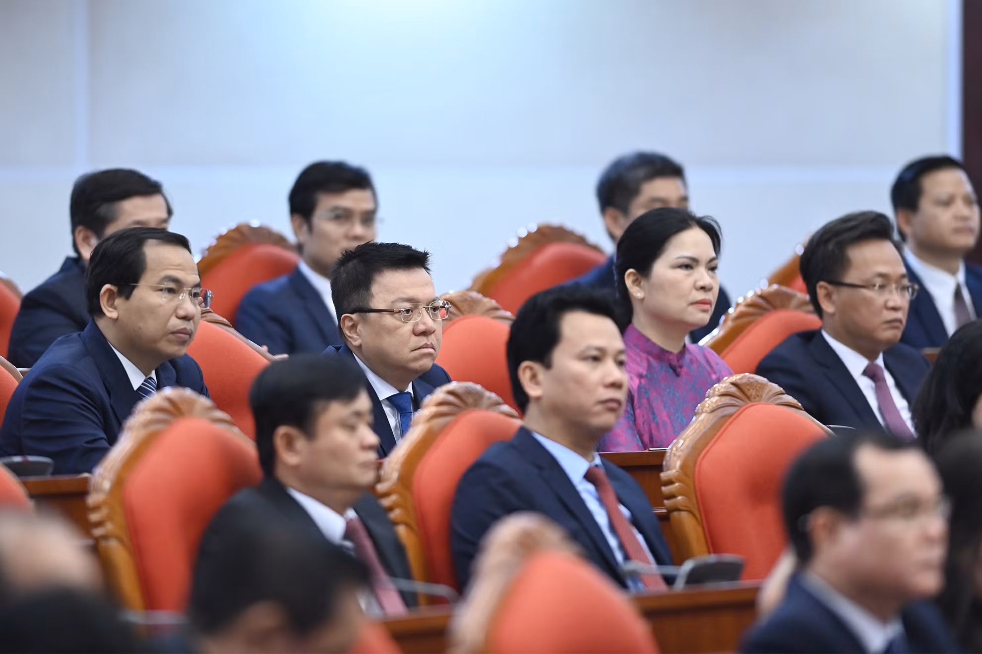 Các đại biểu dự phiên bế mạc hội nghị. Các đại biểu dự phiên bế mạc hội nghị.