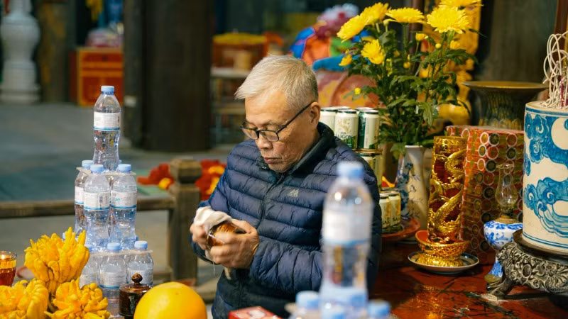 Khâu chuẩn bị trước hội mang đến nhiều cảm xúc cho người dân. Khâu chuẩn bị trước hội mang đến nhiều cảm xúc cho người dân.