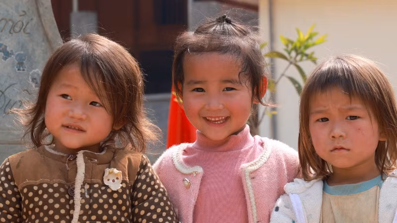Những gương mặt ngây thơ, trong sáng. Những gương mặt ngây thơ, trong sáng.