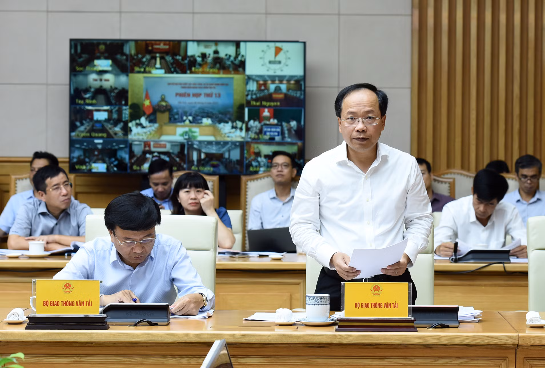 Đại diện Bộ Giao thông vận tải phát biểu tại hội nghị.