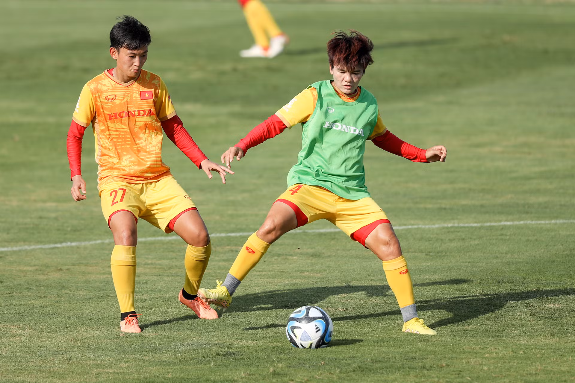 [Ảnh] Tuyển nữ Việt Nam nỗ lực tập luyện hướng tới World Cup ảnh 20