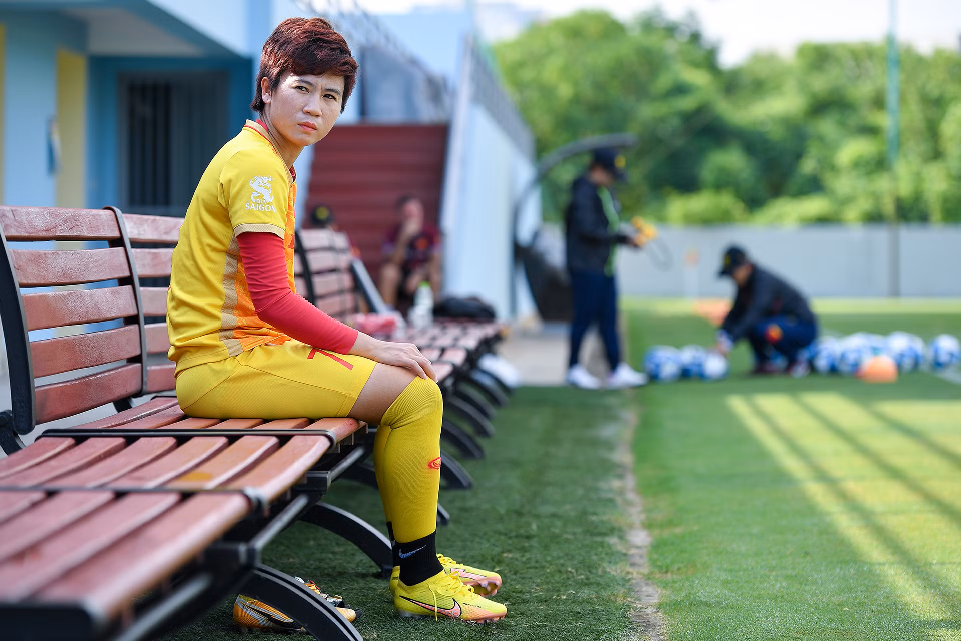 [Ảnh] Tuyển nữ Việt Nam nỗ lực tập luyện hướng tới World Cup ảnh 4
