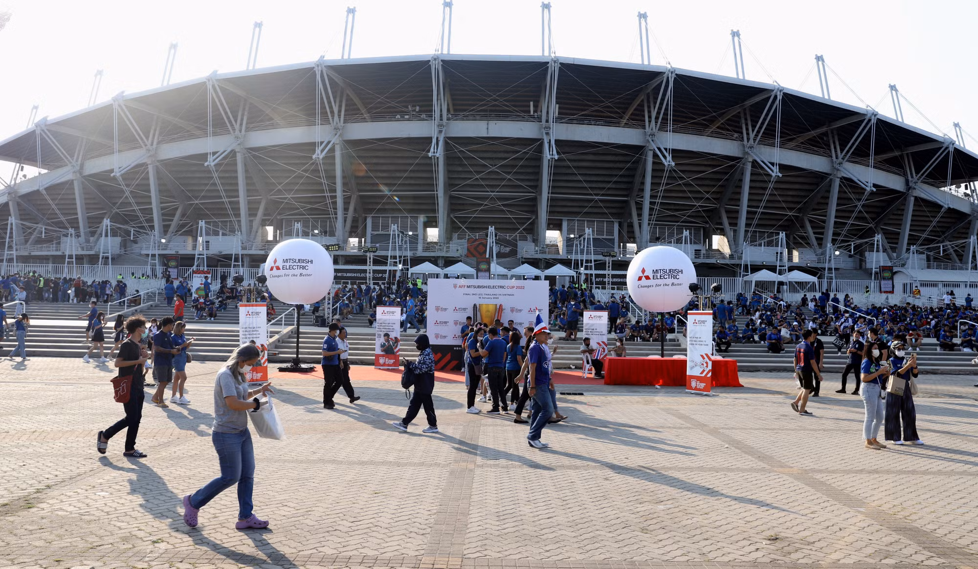 Sân vận động Thammasat, nơi diễn ra trận chung kết lượt về AFF Cup 2022.