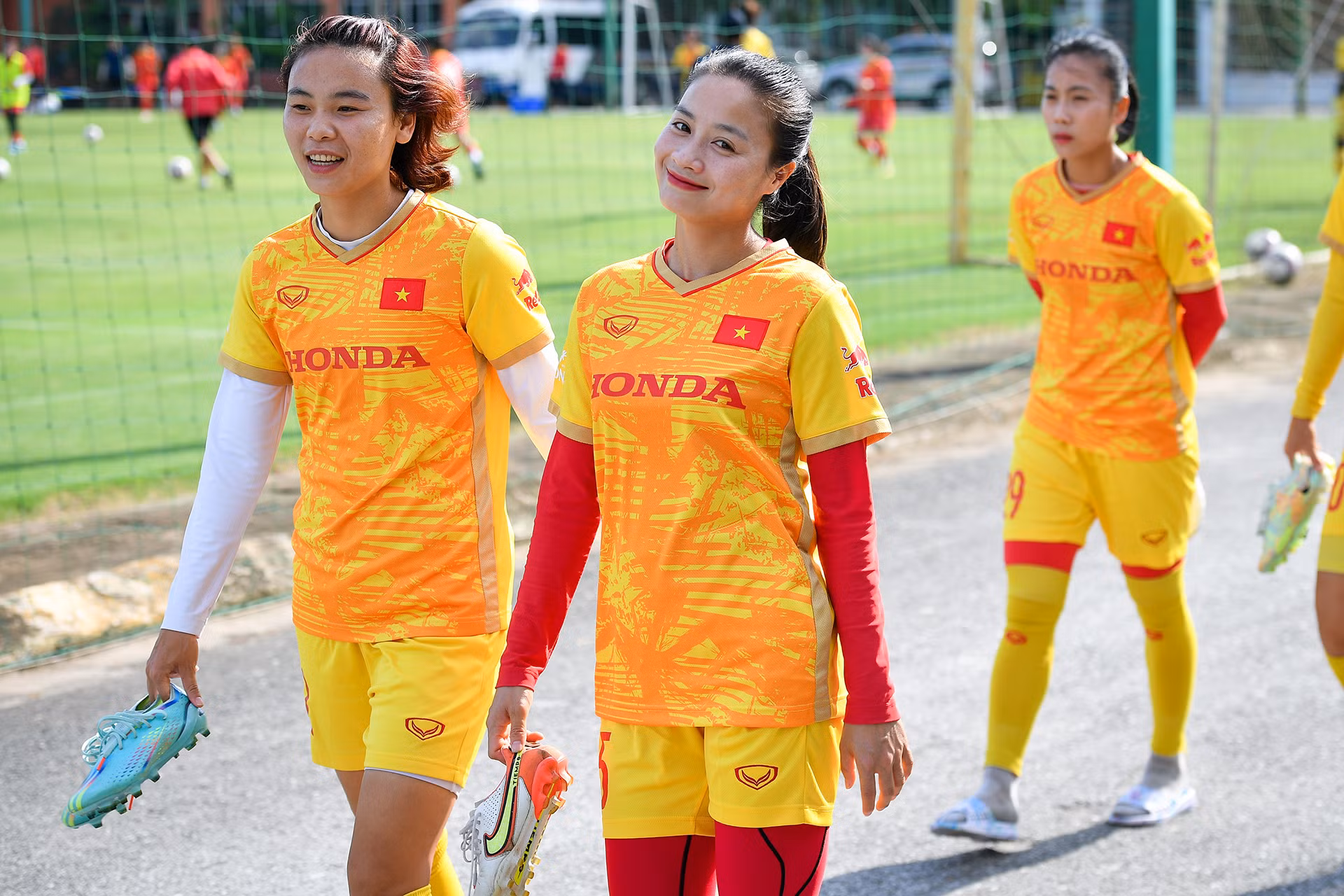 [Ảnh] Tuyển nữ Việt Nam nỗ lực tập luyện hướng tới World Cup ảnh 2