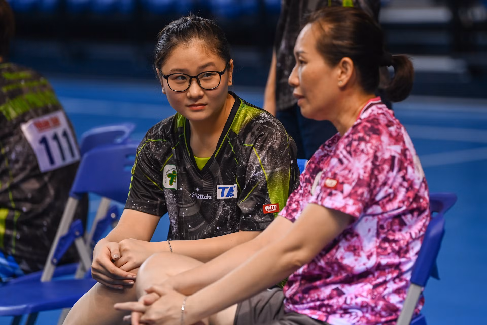 Tay vợt nữ Nguyễn Thị Xuân Mai của đoàn TP Hồ Chí Minh cũng là một trong những nhan sắc khả ái ở giải đấu năm nay. Tay vợt nữ Nguyễn Thị Xuân Mai của đoàn TP Hồ Chí Minh cũng là một trong những nhan sắc khả ái ở giải đấu năm nay.