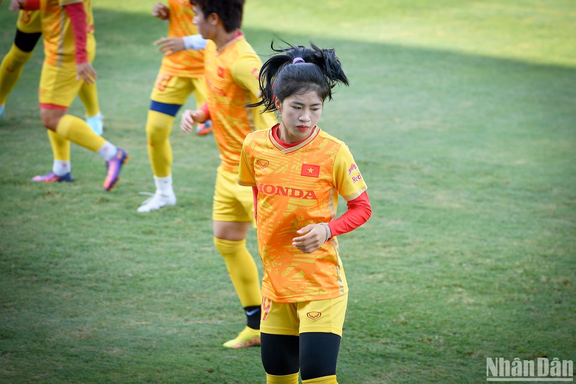 [Ảnh] Tuyển nữ Việt Nam nỗ lực tập luyện hướng tới World Cup ảnh 14
