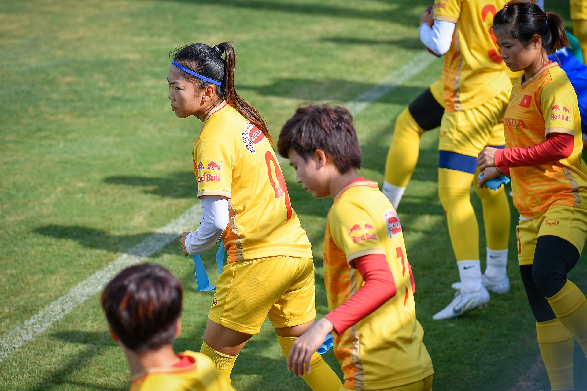 [Ảnh] Tuyển nữ Việt Nam nỗ lực tập luyện hướng tới World Cup ảnh 8