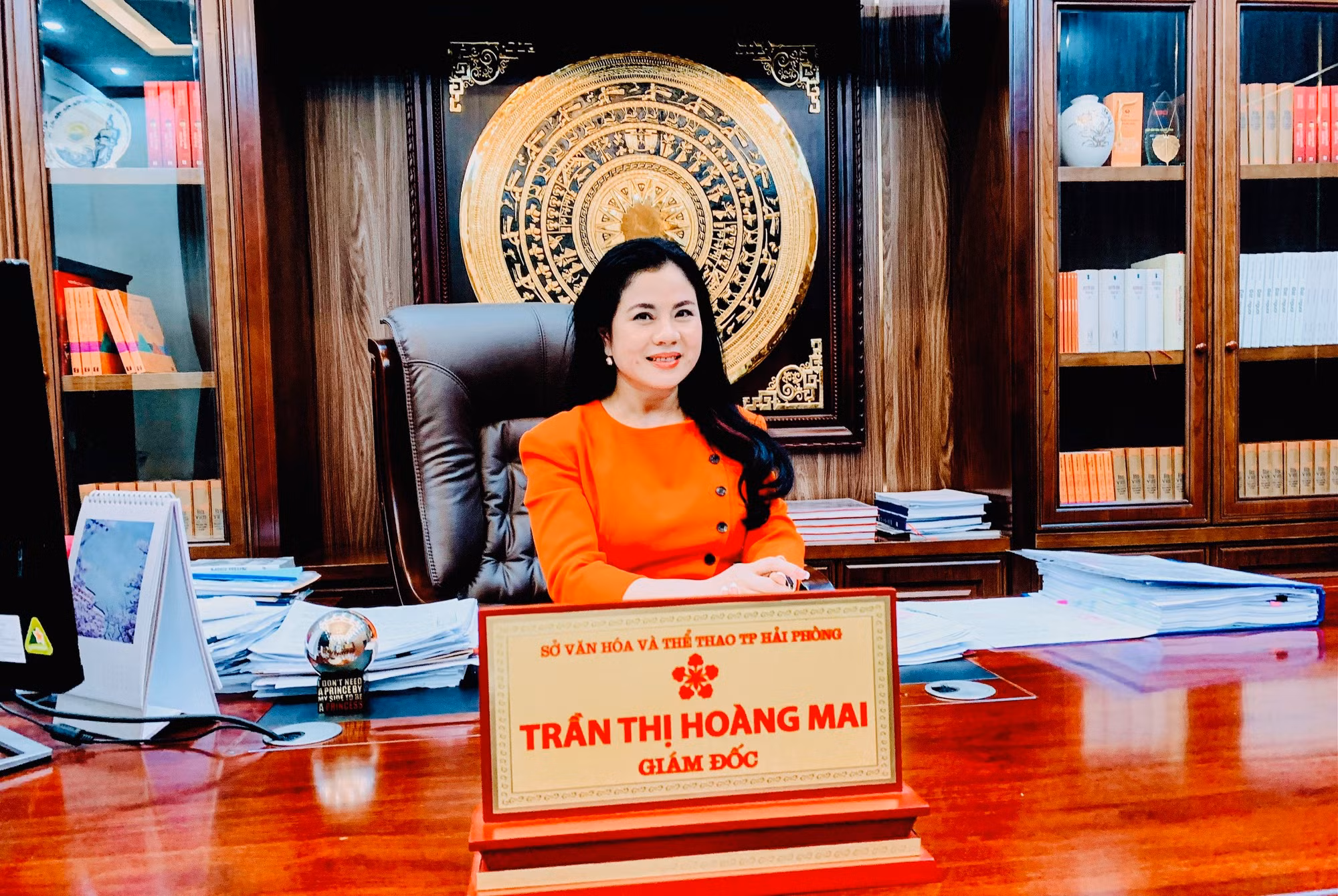 Giám đốc Sở Văn hóa và Thể thao Hải Phòng Trần Thị Hoàng Mai. Giám đốc Sở Văn hóa và Thể thao Hải Phòng Trần Thị Hoàng Mai.