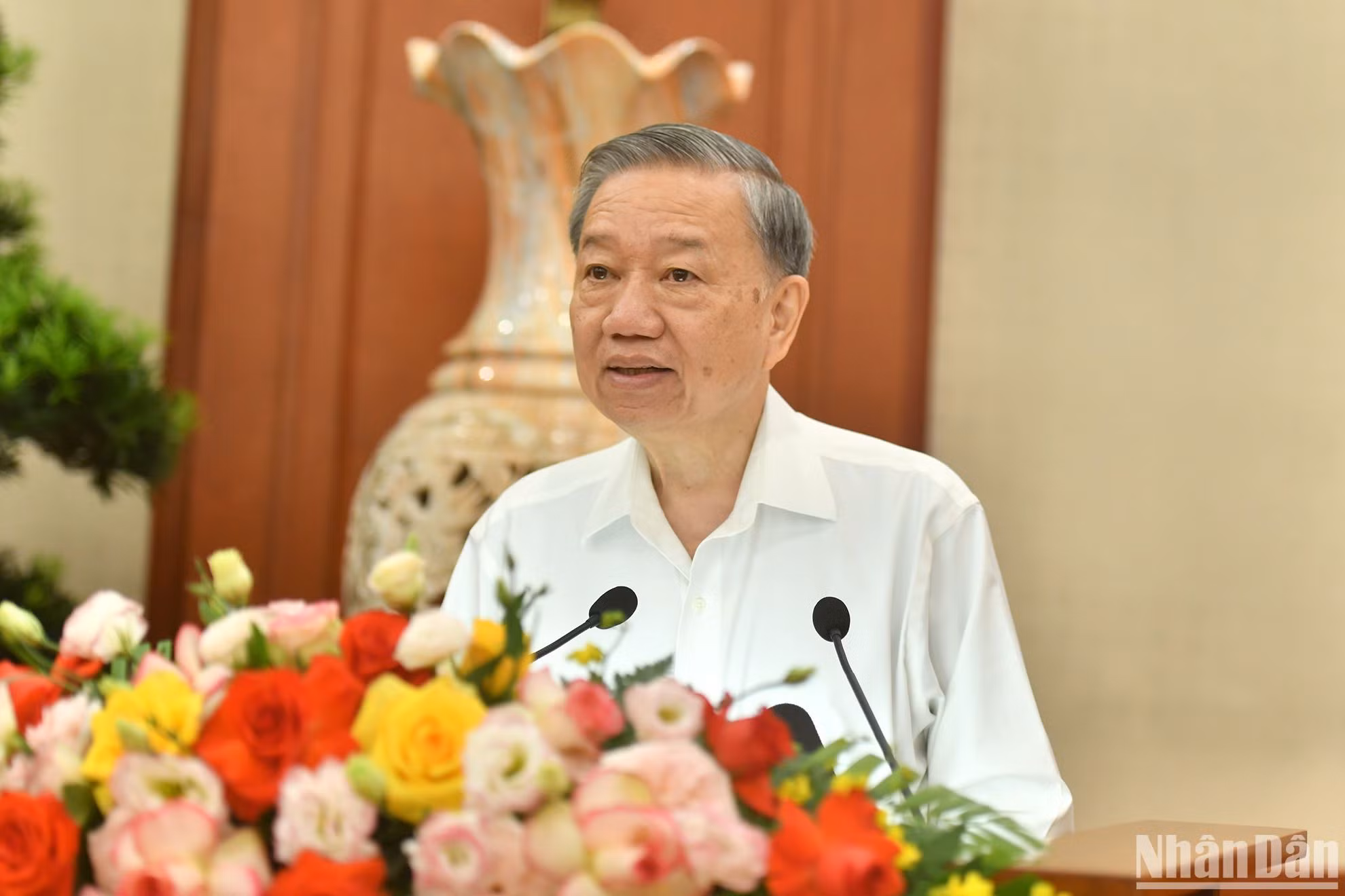 Tổng Bí thư, Chủ tịch nước Tô Lâm phát biểu tại Hội nghị. Tổng Bí thư, Chủ tịch nước Tô Lâm phát biểu tại Hội nghị.