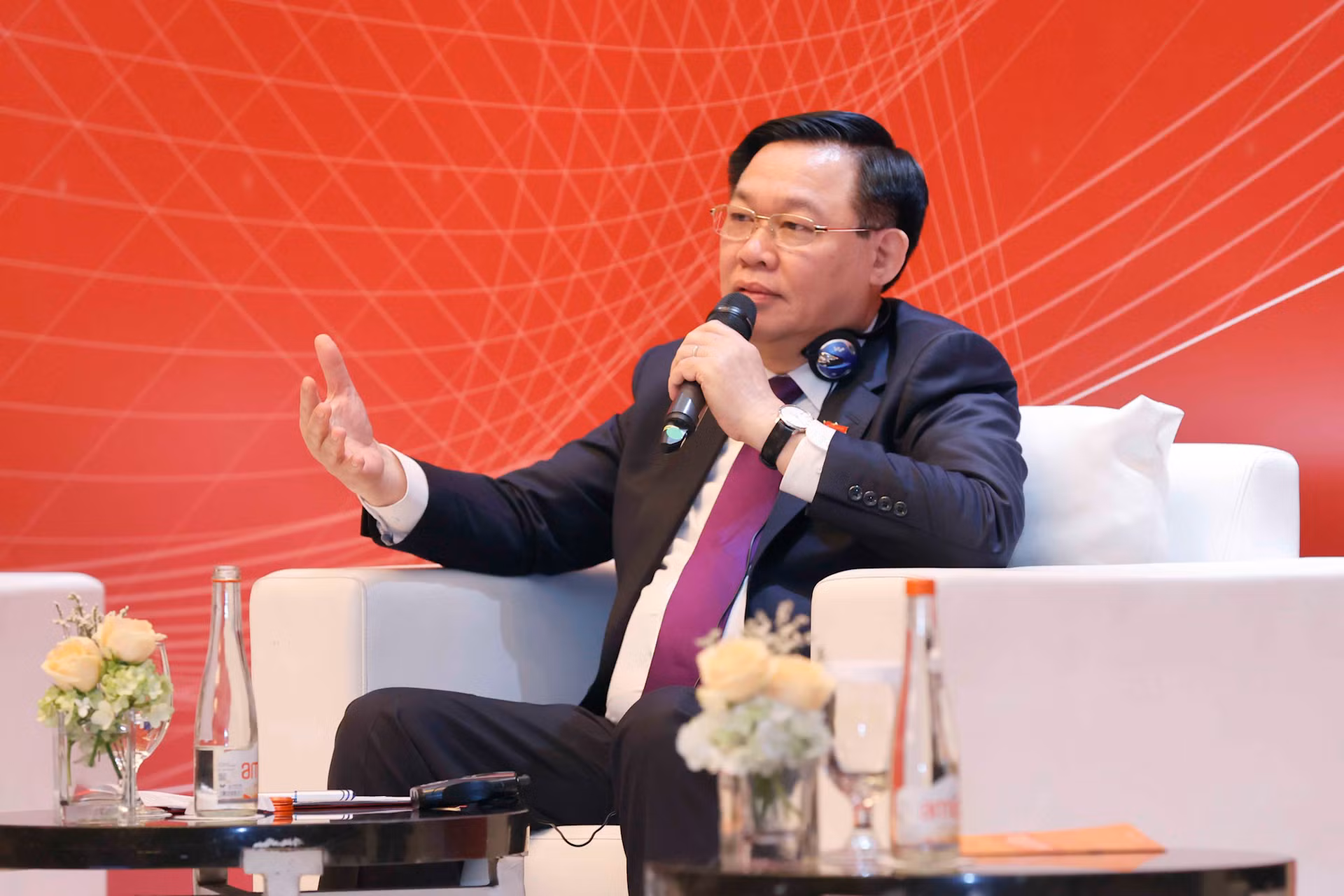 Chủ tịch Quốc hội Vương Đình Huệ phát biểu. (Ảnh: Doãn Tấn) Chủ tịch Quốc hội Vương Đình Huệ phát biểu. (Ảnh: Doãn Tấn)