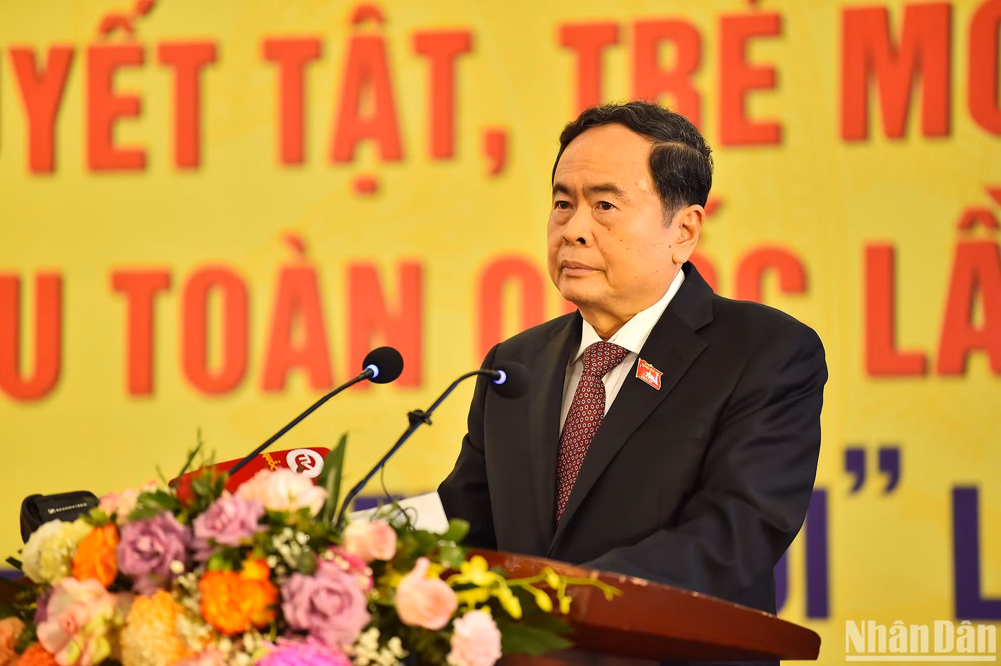 Phó Chủ tịch Thường trực Quốc hội Trần Thanh Mẫn phát biểu ý kiến chỉ đạo Hội nghị biểu dương người khuyết tật, trẻ mồ côi và người bảo trợ tiêu biểu toàn quốc lần thứ VI và Chương trình “Một trái tim, một thế giới” lần thứ 19. Phó Chủ tịch Thường trực Quốc hội Trần Thanh Mẫn phát biểu ý kiến chỉ đạo Hội nghị biểu dương người khuyết tật, trẻ mồ côi và người bảo trợ tiêu biểu toàn quốc lần thứ VI và Chương trình “Một trái tim, một thế giới” lần thứ 19.