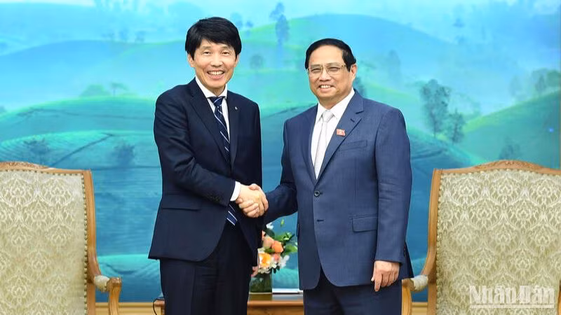 Thủ tướng Phạm Minh Chính đón Thống đốc tỉnh Gunma (Nhật Bản).