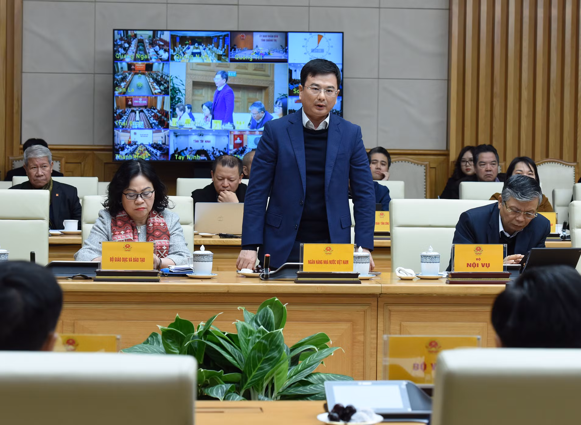 Phó Thống đốc Ngân hàng Nhà nước Việt Nam Phạm Thanh Hà phát biểu.