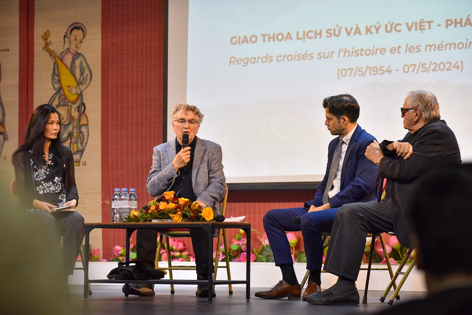 Cựu phóng viên báo Nhân đạo thường trú tại Việt Nam, Daniel Roussel khẳng định rằng, chiến thắng của Việt Nam trên trận địa Điện Biên Phủ đã mang lại những hy vọng cho các dân tộc bị áp bức trên thế giới. (Ảnh: MINH DUY)