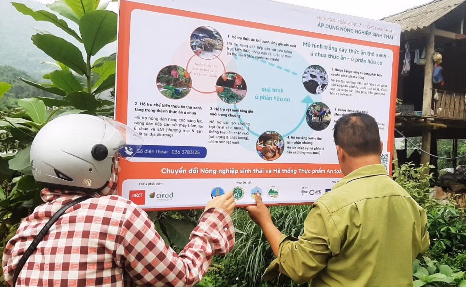 Bảng hướng dẫn quy trình thực hiện mô hình nông nghiệp sinh thái giúp người dân xã Núa Ngam, huyện Điện Biên dễ hiểu, dễ thực hiện. Bảng hướng dẫn quy trình thực hiện mô hình nông nghiệp sinh thái giúp người dân xã Núa Ngam, huyện Điện Biên dễ hiểu, dễ thực hiện.