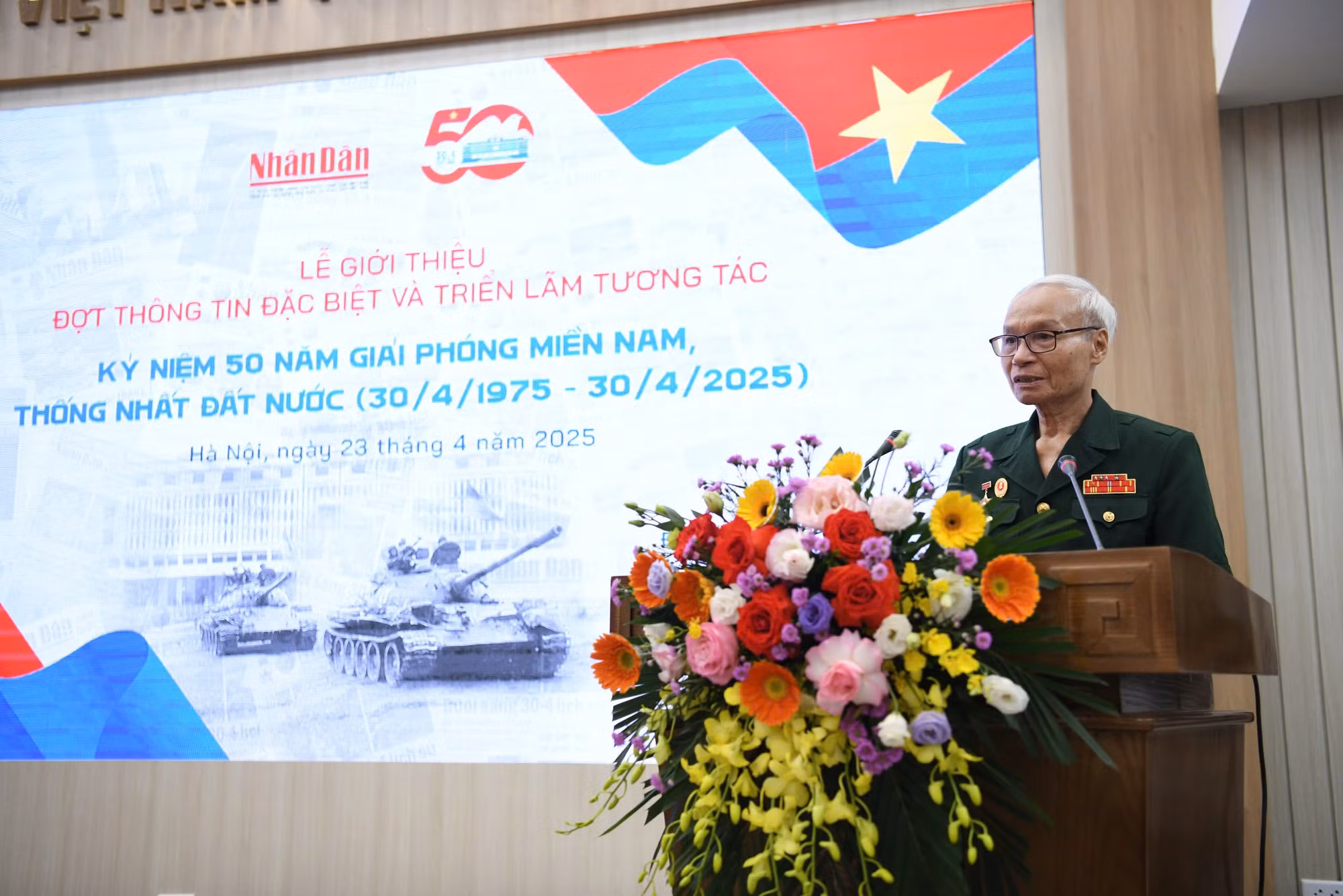 Hạ sĩ Lữ Văn Hỏa chia sẻ cảm xúc về ngày 30/4/1975. Hạ sĩ Lữ Văn Hỏa chia sẻ cảm xúc về ngày 30/4/1975.